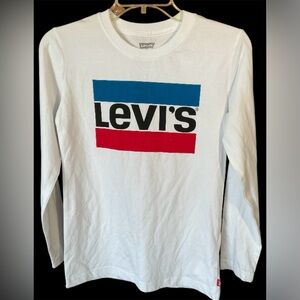 Levi's White Tee with Bold Logo